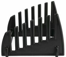 Catering Black Chopping Board Rack Collapsible Board Storage Stand 6 Slot Rack 
