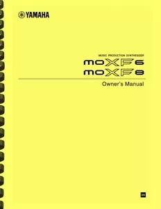 Yamaha MOXF6 MOXF8 Sintetizador Piano MANUAL DEL PROPIETARIO - Imagen 1 de 4