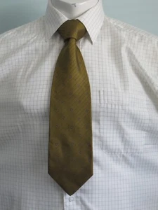 VALENTINO Brown 100% Silk 60 Inches Floral Pin Striped Men's Necktie - Bild 1 von 2