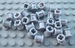 LEGO Lot of 25 Light Bluish Gray Technic Bush Connectors - Picture 1 of 1
