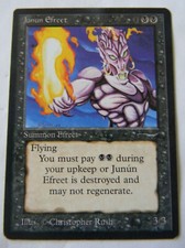 JUNUN EFREET : MTG : ARABIAN NIGHTS : 1993 : VERY FINE : SEE PHOTO'S