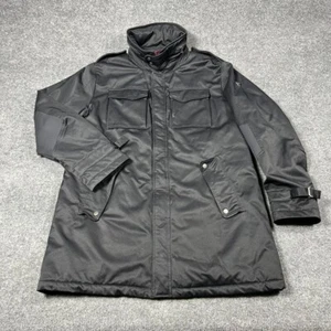 VICTORINOX Jacket Mens XL Extra Large Black Swiss Army Winter Coat Hooded - Picture 1 of 19