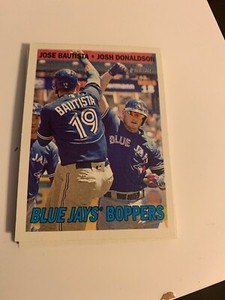 2016 TOPPS HERITAGE High Number CC-17 Combo Cards Bautista/Donaldson Blue Jays
