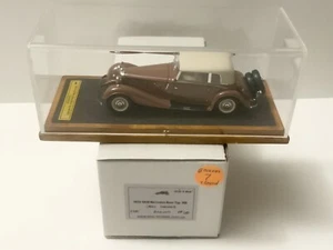 1/43 1933 Merccedes Benz 380 W22 cabriolet B closed brown tires on the back EMC - Picture 1 of 7