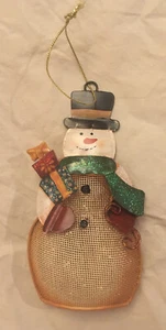 Christmas Snowman Ornament Holding Gifts Cute Decoration - Imagen 1 de 3