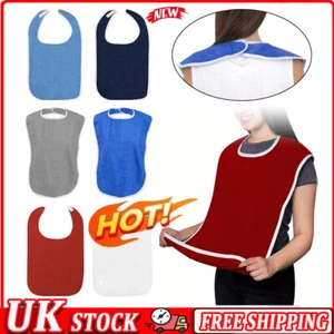 Adult Bibs, Adult The Eldly Bib Adult Washable Dining Bibs For Elderly 1-10PCS u - Picture 1 of 40