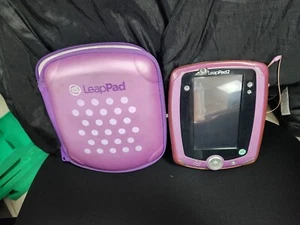 LeapFrog LeapPad 1 Tablets Untested With Stylus and Case - 10 Total Games - Picture 1 of 4