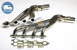EXHAUST HEADERS FOR 99-06 CHEVY GMC SILVERADO SIERRA YUKON TAHOE 4.8 5.3 6.0 V8 - Picture 1 of 7