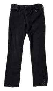 Preowned- The Childrens Place Distressed Stretch Denim Jeans Girls (Size 14) - Picture 1 of 7