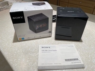 Sony Alarm Clock Radio - Black (ICFC1TBLACK) - Image 1 of 2