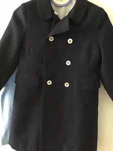 Emily Jane Girls Fine Wool Coat, Fall, Winter, Age 4, Navy Blue, Classic Style. - Picture 1 of 6