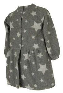 Mädchen Mädchen Schlafmantel Langarm mit Fleece Clip Sleepwear HAPPY  - Bild 1 von 5