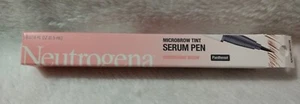 Neutrogena Microbrow Tint Serum Pen Panthenol Medium Brown Full Size *New* - Picture 1 of 7
