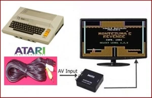 20Ft AV Cable & HDTV TV Converter Adapter For Atari 800 800XL 1200XL Computer - Picture 1 of 10