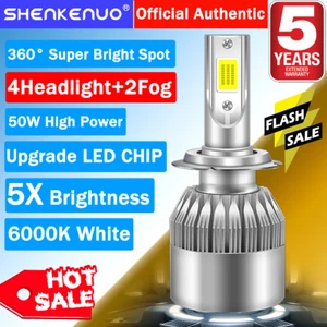 6x For Kia Sportage 2011-2016 6000K LED Combo Headlight High/Low Fog Light Bulbs - Picture 1 of 13