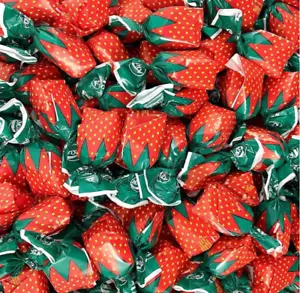 Strawberry Bon Bons by | 2 lbs Erdbeere gefüllt Hartbonbons | Einzeln... - Bild 1 von 8