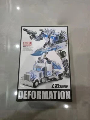 Blue and white LT02 Black window Optimus Prime Action Figure - Image 1 of 3
