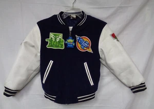 Vtg Boys DISNEY STORE Exclusive Member's Letterman Jacket TOY STORY 1995 (M 7/8) - Picture 1 of 21