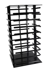 Schwarz drehbar 4-seitig Hängekarte Displayständer 49,5 cm hoch mit Hängekarten - Bild 1 von 10
