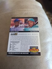 dwight gooden gary sheffield 1994 collectors choice scratch off game card unused