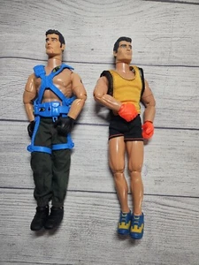 Vintage G.I. Joe Soldier Action Figure PAIR-Hasbro 1994/1995-12" Tall w/ Outfit - Imagen 1 de 20