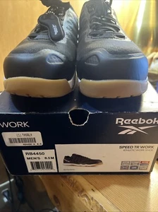 Reebok RB4450 Black Mesh Speed TR Work Athletic Work shoe Men 8.5/Women 10 NIB - Picture 1 of 8