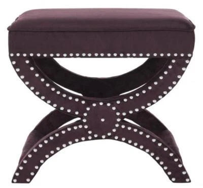 Safavieh Mystic Ottoman Silver Nail Heads, Reduced Price 2172707133 MCR4645F - Image 1 of 4