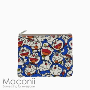 Doraemon Small Pouch Expressions Anime Cartoon Cat Coin Card Wallet Case Holder - Picture 1 of 1