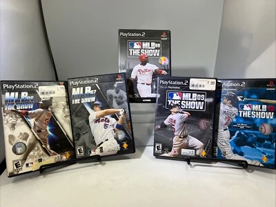 Playstation 2 MLB The Show 06-10 Paquete Lote De 5 PS2 Béisbol #ML Foto 1 de 2