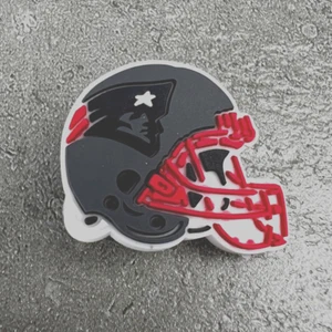 NEW New England Patriots Shoe Charm for Crocs Comparable to Jibbitz NFL Football - Picture 1 of 3