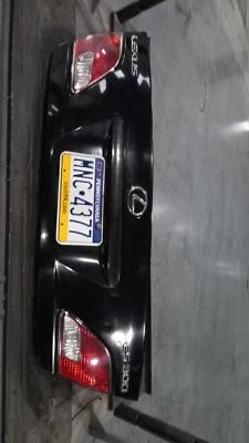 2002 LEXUS ES300 Deck Lid Trunk Lid Black OEM Used 135K Miles NJ25-12844 - Image 1 of 3