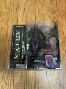 Vintage 2003 Matrix Reloaded Morpheus Chair Series 2 McFarlane Movie Figur Statue - Bild 1 von 10