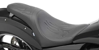 Asiento de depredador Drag Specialties - Punto de llama Motocicleta Bicicleta de calle 0810-1597 Foto 1 de 4
