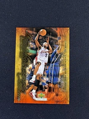 2003-04 UPPER DECK #53 LEBRON JAMES "FRESHMAN SEASON" ROOKIE RC CAVALIERS  - Image 1 of 4