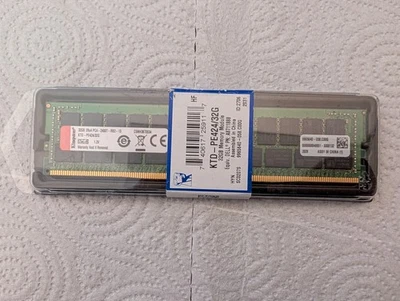 Kingston KTD-PE424/32G 32GB DDR4 2400MT/s ECC Registered DIMM - Immagine 1 di 4