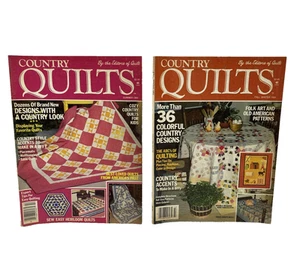 2 Country Quilts Summer 1984 Fall Winter 1984 Magazines Quilt Patterns Sewing - Picture 1 of 8