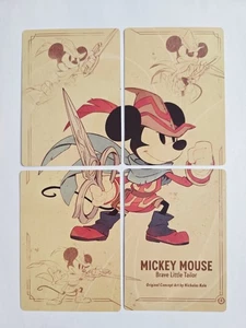 Mickey Mouse Brave Little Tailor Puzzle Set (4 Karten) Das erste Kapitel Lorcana - Bild 1 von 1