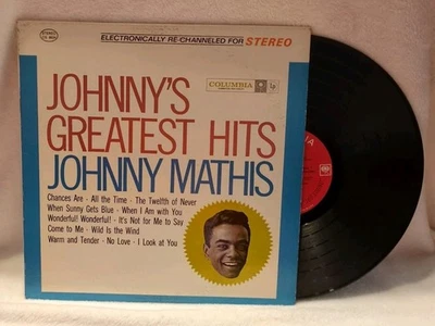 Johnny Mathis "Greatest Hits" LP Columbia CS 8634 Rechannelled Stereo VG+/EX - Image 1 of 4
