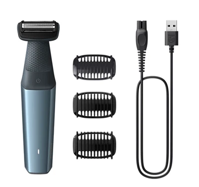 Philips Mens Body Shaver Showerproof Bi-Directional Body Combs Bodygroom 3000 - Image 1 of 4