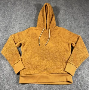 Sudadera con capucha polar Athleta Tugga Sherpa para mujer pequeña manga larga naranja exterior - Imagen 1 de 9