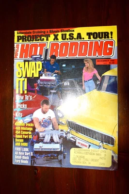 Popular Hot Rodding Magazine December 1990 454 Camaros 460 Mustangs Port V8s - Image 1 of 3
