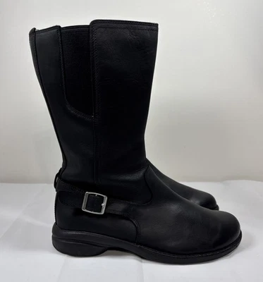 Botas altas Merrell para mujer 8 Andover Peak impermeables de cuero negras J17602 informales Foto 1 de 4
