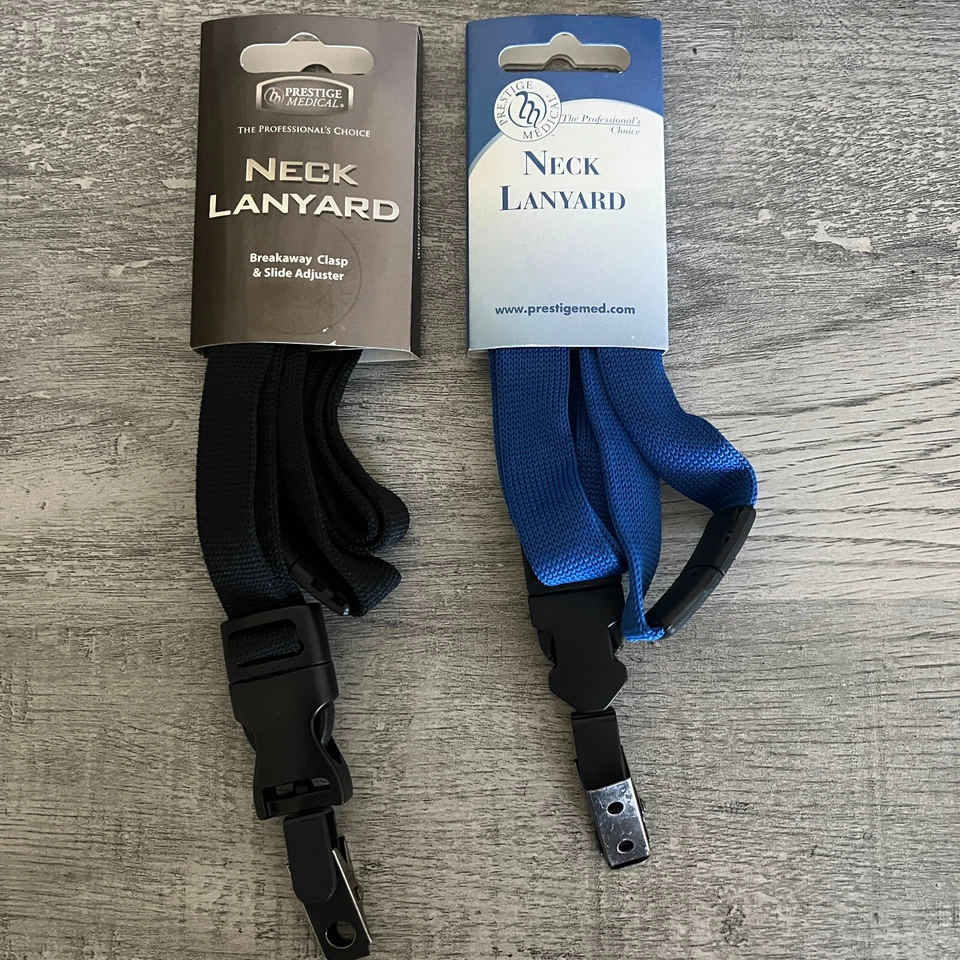 ¡NUEVO! Lote de 2 Clip Metal Desmontable Cordón Cuello Suave Médico Prestige Foto 1 de 1