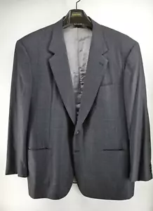 BRIONI Traiano Mens Super 150's Wool Sport Coat 48 R Blazer Gray Plaid - Picture 1 of 17