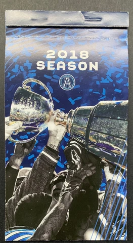 2018 Toronto Argonauts Season Ticket Book CFL Ricky Ray Proof Tickets Unused Cover