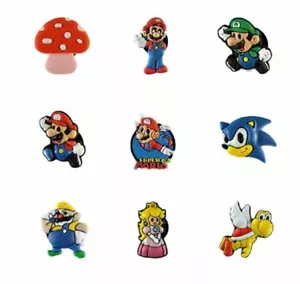 Juego de 9 imanes de nevera tamaño mini temáticos de Super Mario & Friends - Imagen 1 de 1
