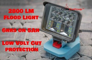 Makita Work Light 18 LEDS 1800LM Torch camping Flood Light Low Volt Protect LED