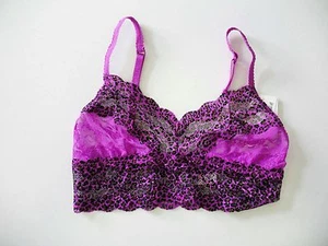 b.tempt'd by Wacoal Lace Kiss Bralette Purple Cactus Flower 910182 Sz S - NWT - Picture 1 of 1