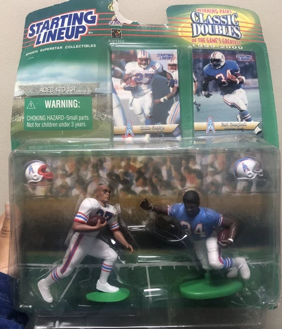 NFL Eddie George Earl Campbell 1999 - 2000 Starting Lineup Classic Doubles Cover