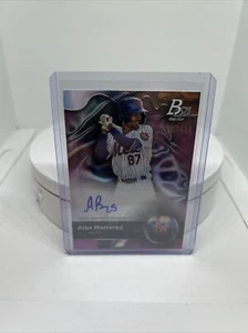 2023 Bowman Platinum Alex Ramirez Auto nummeriert 11/199 Top Interessent - Bild 1 von 3